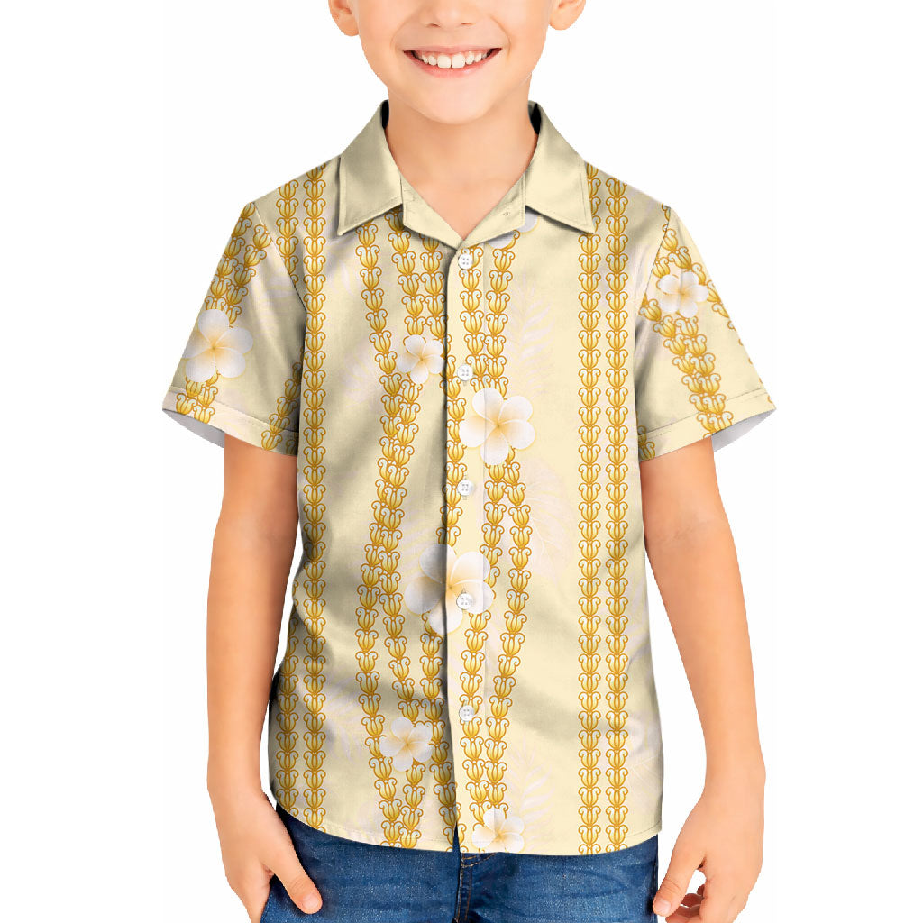 Hawaii Queen Liliuokalani Kid Hawaiian Shirt Gold Lei Pua Kalaunu
