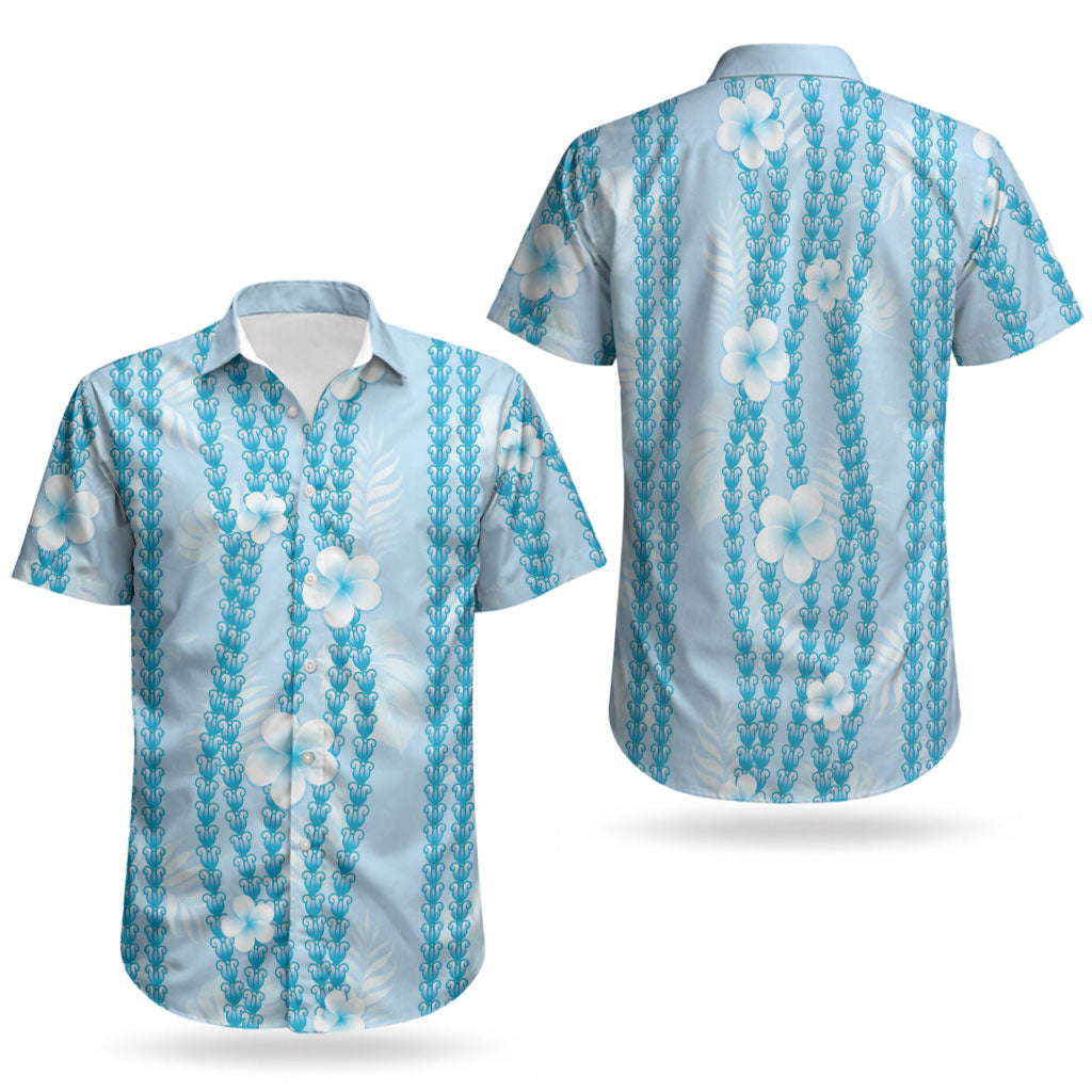 Hawaii Queen Liliuokalani Couples Matching Tank Maxi Dress and Hawaiian Shirt Blue Lei Pua Kalaunu