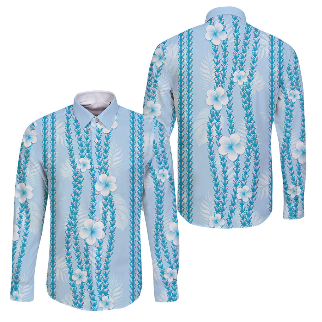 Hawaii Queen Liliuokalani Family Matching Tank Maxi Dress and Hawaiian Shirt Blue Lei Pua Kalaunu