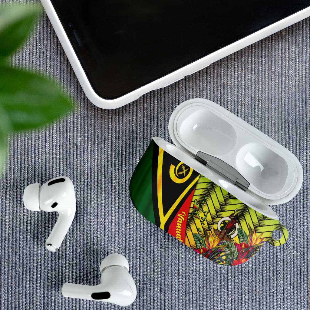 Vanuatu Constitution Day AirPods Case Long Live Vanuatu - Polynesian Pride