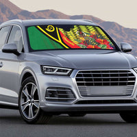 Vanuatu Constitution Day Auto Sun Shade Long Live Vanuatu - Polynesian Pride