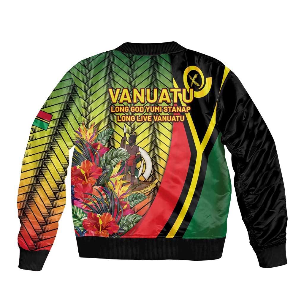 Vanuatu Constitution Day Bomber Jacket Long Live Vanuatu - Polynesian Pride