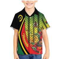 Vanuatu Constitution Day Family Matching Mermaid Dress and Hawaiian Shirt Long Live Vanuatu LT05 Son's Shirt Colorful - Polynesian Pride