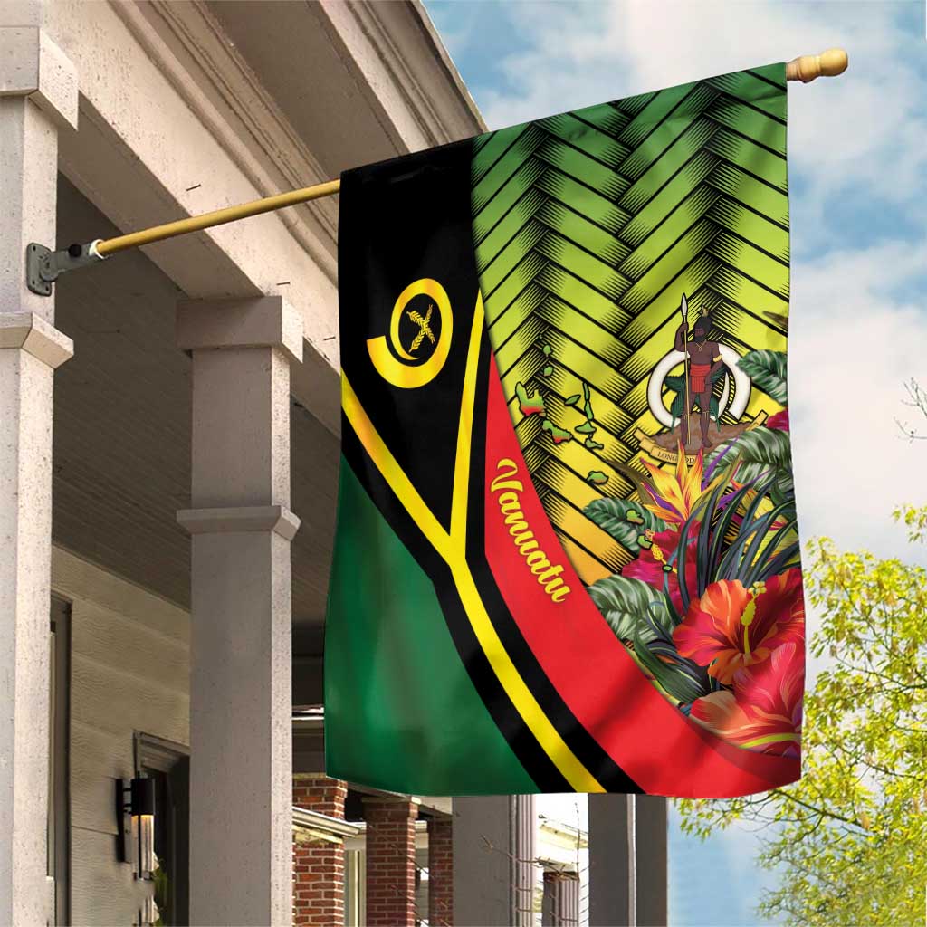 Vanuatu Constitution Day Garden Flag Long Live Vanuatu - Polynesian Pride