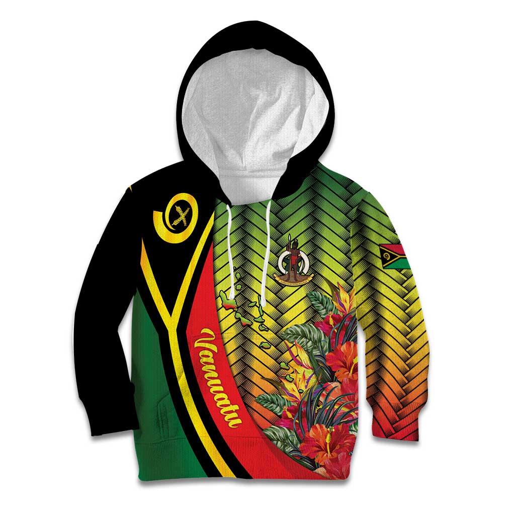 Vanuatu Constitution Day Kid Hoodie Long Live Vanuatu - Polynesian Pride