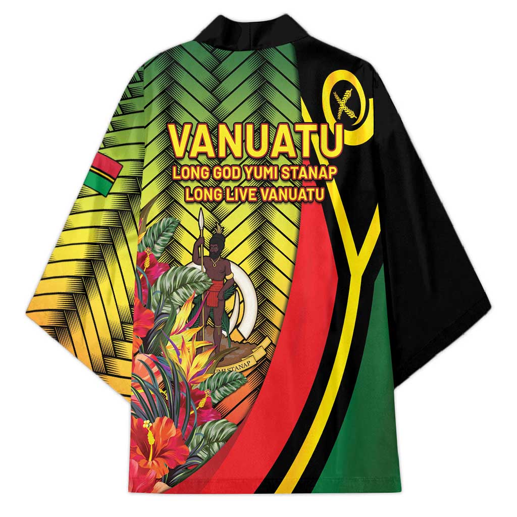 Vanuatu Constitution Day Kimono Long Live Vanuatu - Polynesian Pride