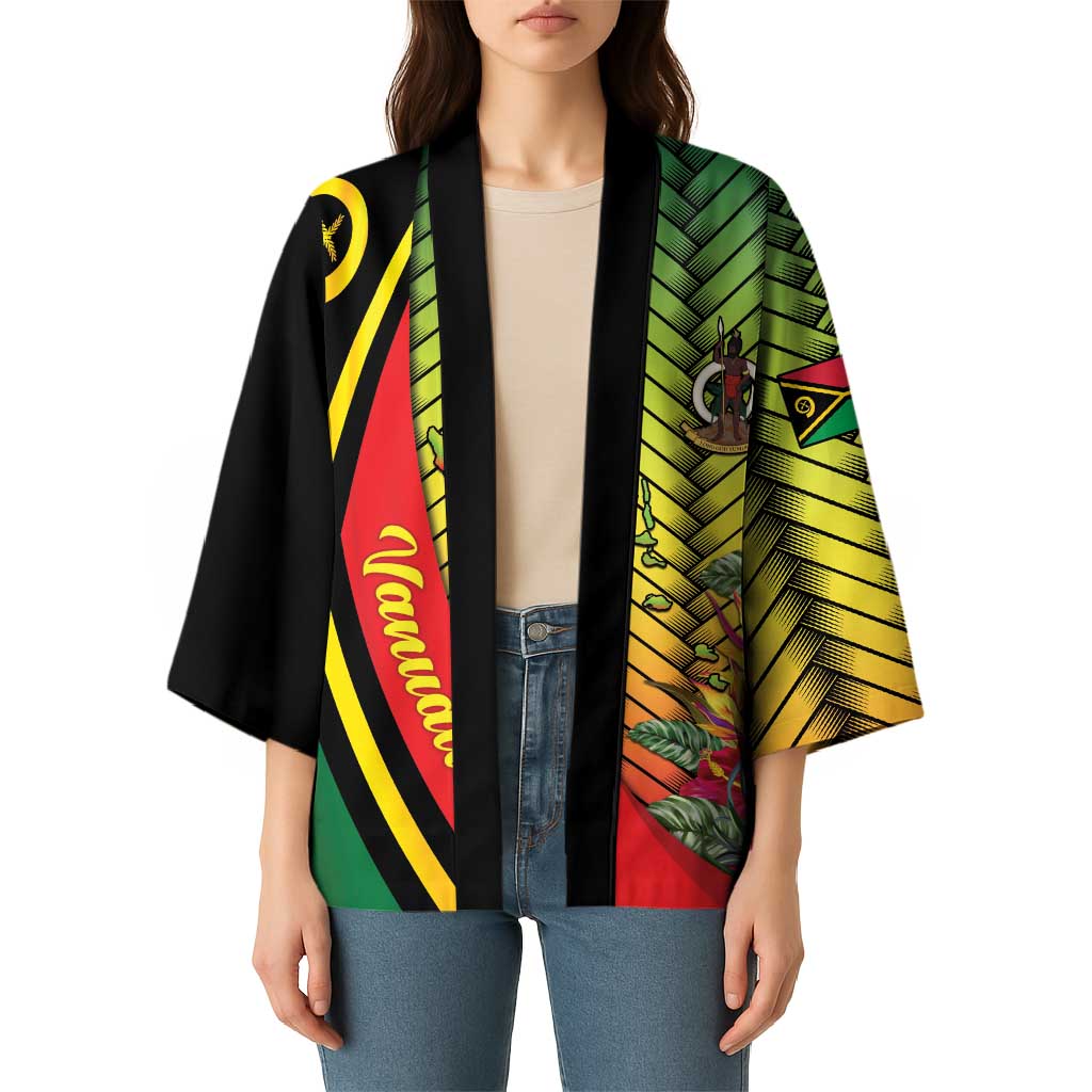 Vanuatu Constitution Day Kimono Long Live Vanuatu - Polynesian Pride