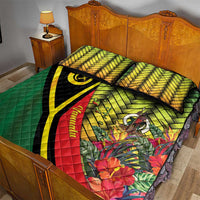 Vanuatu Constitution Day Quilt Bed Set Long Live Vanuatu - Polynesian Pride