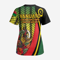 Vanuatu Constitution Day Scrub Top Long Live Vanuatu - Polynesian Pride