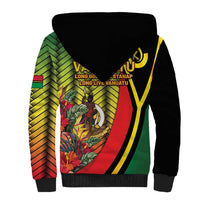 Vanuatu Constitution Day Sherpa Hoodie Long Live Vanuatu - Polynesian Pride