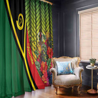 Vanuatu Constitution Day Window Curtain Long Live Vanuatu - Polynesian Pride