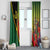 Vanuatu Constitution Day Window Curtain Long Live Vanuatu - Polynesian Pride
