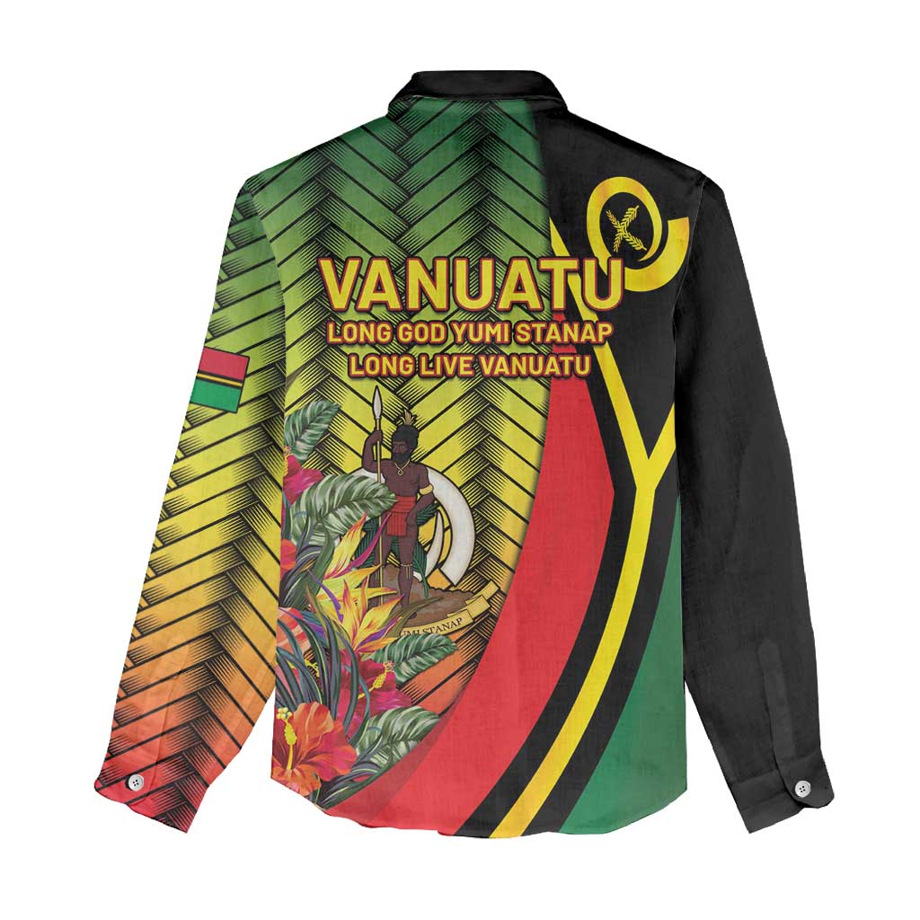 Vanuatu Constitution Day Women Casual Shirt Long Live Vanuatu - Polynesian Pride