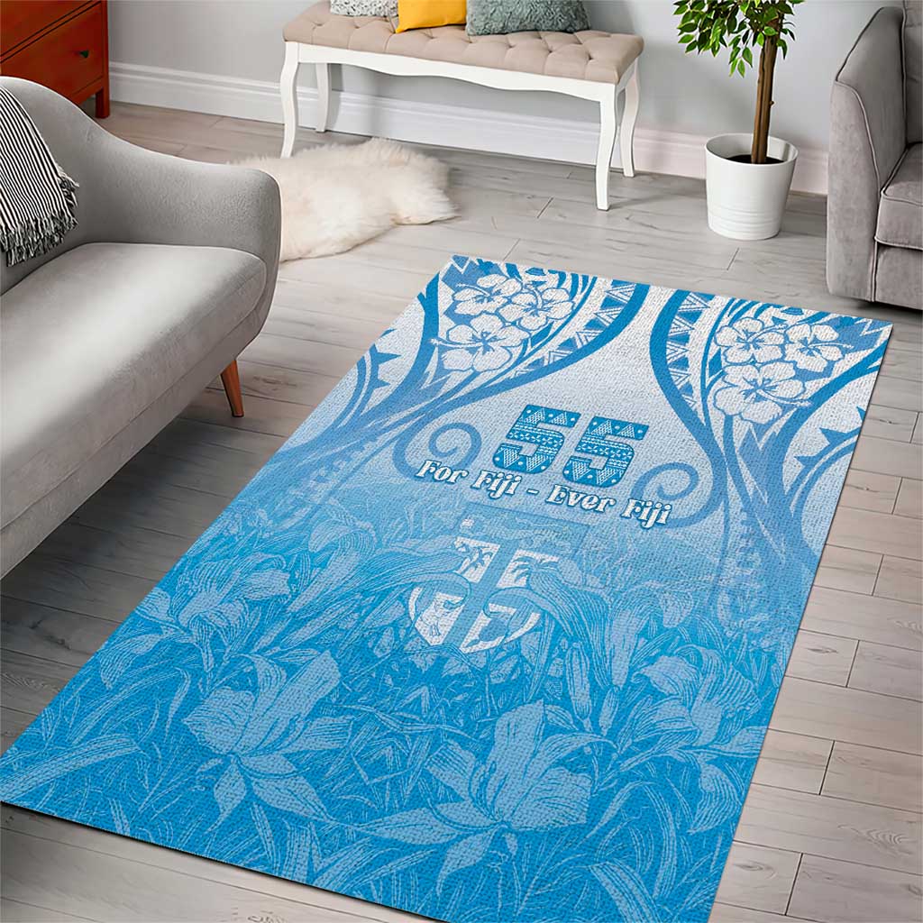 Fiji Day Area Rug 55th Anniversary Forever Fiji - Polynesian Pride
