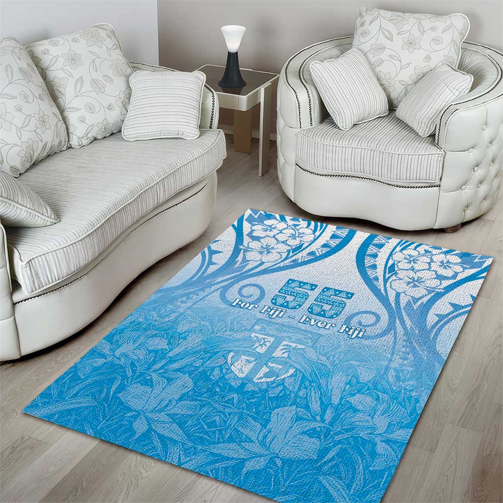 Fiji Day Area Rug 55th Anniversary Forever Fiji - Polynesian Pride