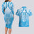 Fiji Day Couples Matching Long Sleeve Bodycon Dress and Hawaiian Shirt 55th Anniversary Forever Fiji - Polynesian Pride