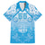 Fiji Day Family Matching Off The Shoulder Long Sleeve Dress and Hawaiian Shirt 55th Anniversary Forever Fiji - Polynesian Pride