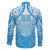 Fiji Day Family Matching Off The Shoulder Long Sleeve Dress and Hawaiian Shirt 55th Anniversary Forever Fiji - Polynesian Pride