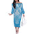 Fiji Day Family Matching Off The Shoulder Long Sleeve Dress and Hawaiian Shirt 55th Anniversary Forever Fiji - Polynesian Pride