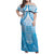 Fiji Day Family Matching Off Shoulder Maxi Dress and Hawaiian Shirt 55th Anniversary Forever Fiji - Polynesian Pride