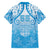 Fiji Day Family Matching Off Shoulder Short Dress and Hawaiian Shirt 55th Anniversary Forever Fiji - Polynesian Pride