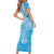 Fiji Day Family Matching Short Sleeve Bodycon Dress and Hawaiian Shirt 55th Anniversary Forever Fiji - Polynesian Pride