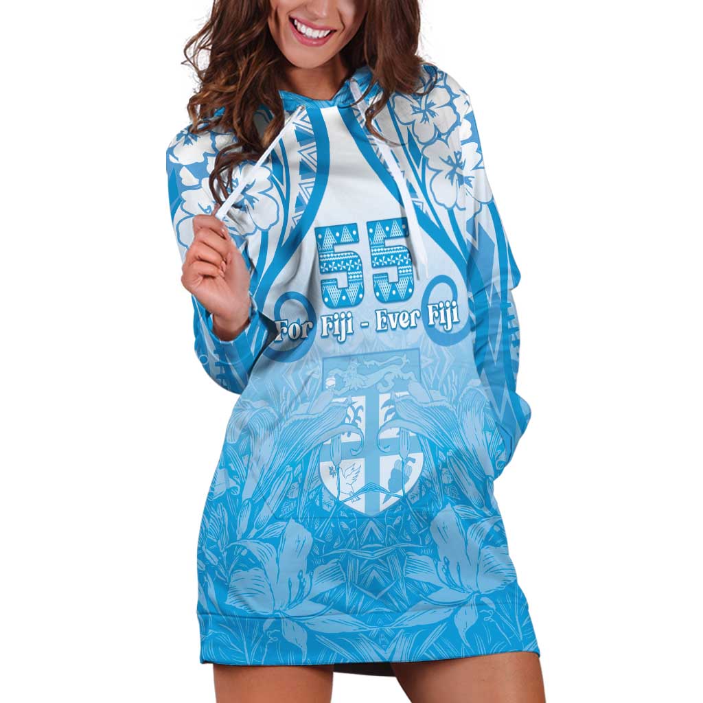 Fiji Day Hoodie Dress 55th Anniversary Forever Fiji - Polynesian Pride