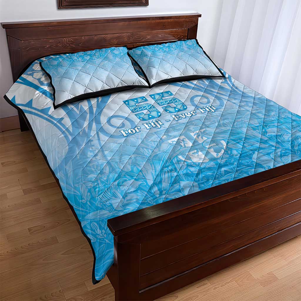 Fiji Day Quilt Bed Set 55th Anniversary Forever Fiji - Polynesian Pride