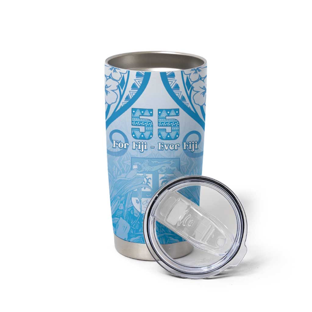 Fiji Day Tumbler Cup 55th Anniversary Forever Fiji - Polynesian Pride