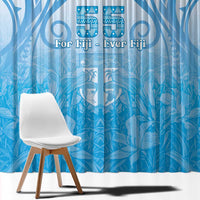 Fiji Day Window Curtain 55th Anniversary Forever Fiji - Polynesian Pride