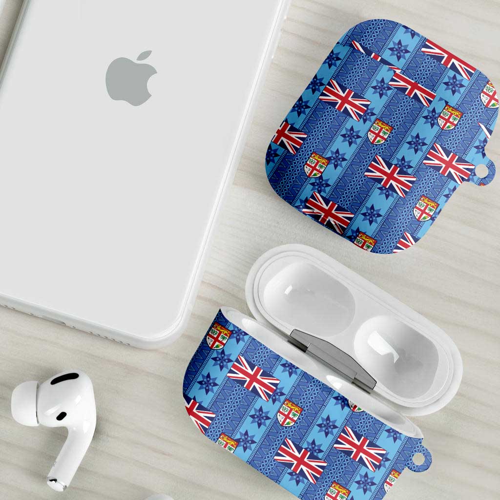 Fiji Masi Tapa AirPods Case Coat Of Arms - Polynesian Pride