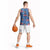 Fiji Masi Tapa Basketball Jersey Coat Of Arms - Polynesian Pride