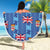 Fiji Masi Tapa Beach Blanket Coat Of Arms - Polynesian Pride
