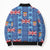 Fiji Masi Tapa Bomber Puffer Jacket Coat Of Arms - Polynesian Pride