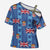 Fiji Masi Tapa Cross Shoulder Shirt Coat Of Arms - Polynesian Pride