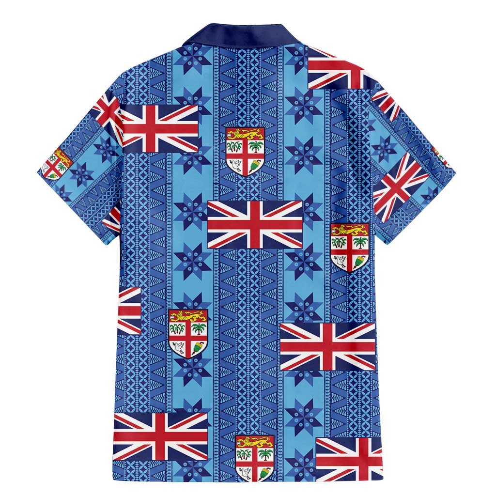 Fiji Masi Tapa Family Matching Mermaid Dress and Hawaiian Shirt Coat Of Arms - Polynesian Pride
