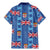 Fiji Masi Tapa Family Matching Mermaid Dress and Hawaiian Shirt Coat Of Arms - Polynesian Pride