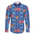 Fiji Masi Tapa Family Matching Off The Shoulder Long Sleeve Dress and Hawaiian Shirt Coat Of Arms - Polynesian Pride