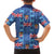 Fiji Masi Tapa Family Matching Off Shoulder Maxi Dress and Hawaiian Shirt Coat Of Arms - Polynesian Pride