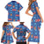 Fiji Masi Tapa Family Matching Short Sleeve Bodycon Dress and Hawaiian Shirt Coat Of Arms - Polynesian Pride