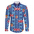 Fiji Masi Tapa Family Matching Tank Maxi Dress and Hawaiian Shirt Coat Of Arms - Polynesian Pride