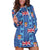 Fiji Masi Tapa Hoodie Dress Coat Of Arms - Polynesian Pride