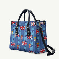 Fiji Masi Tapa Leather Bag Coat Of Arms - Polynesian Pride