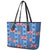Fiji Masi Tapa Leather Tote Bag Coat Of Arms - Polynesian Pride
