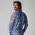 Fiji Masi Tapa Long Sleeve Polo Shirt Coat Of Arms - Polynesian Pride