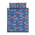 Fiji Masi Tapa Quilt Bed Set Coat Of Arms - Polynesian Pride
