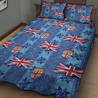 Fiji Masi Tapa Quilt Bed Set Coat Of Arms - Polynesian Pride