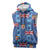 Fiji Masi Tapa Sleeveless Hoodie Coat Of Arms - Polynesian Pride