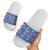 Fiji Masi Tapa Slide Sandals Coat Of Arms - Polynesian Pride