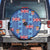 Fiji Masi Tapa Spare Tire Cover Coat Of Arms - Polynesian Pride